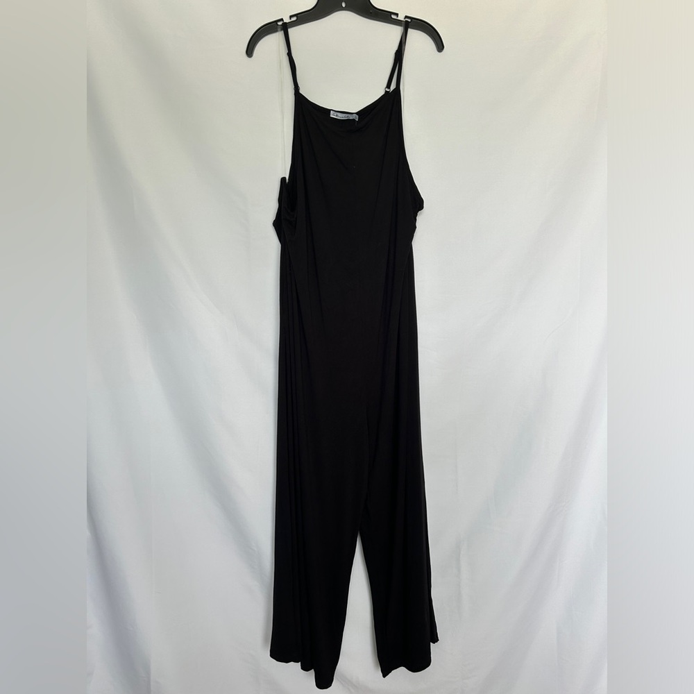 Culture Code Spaghetti‎ Strap Black Jumpsuit